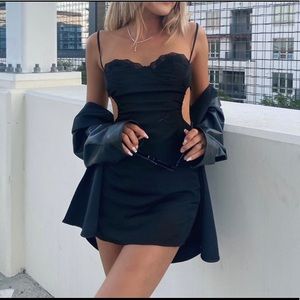 hazel cut princess polly mini dress